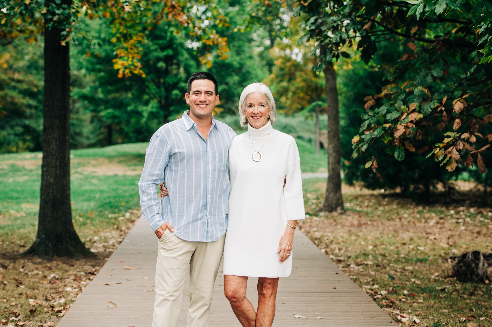 Kevin and Glynis Canto together outdoors